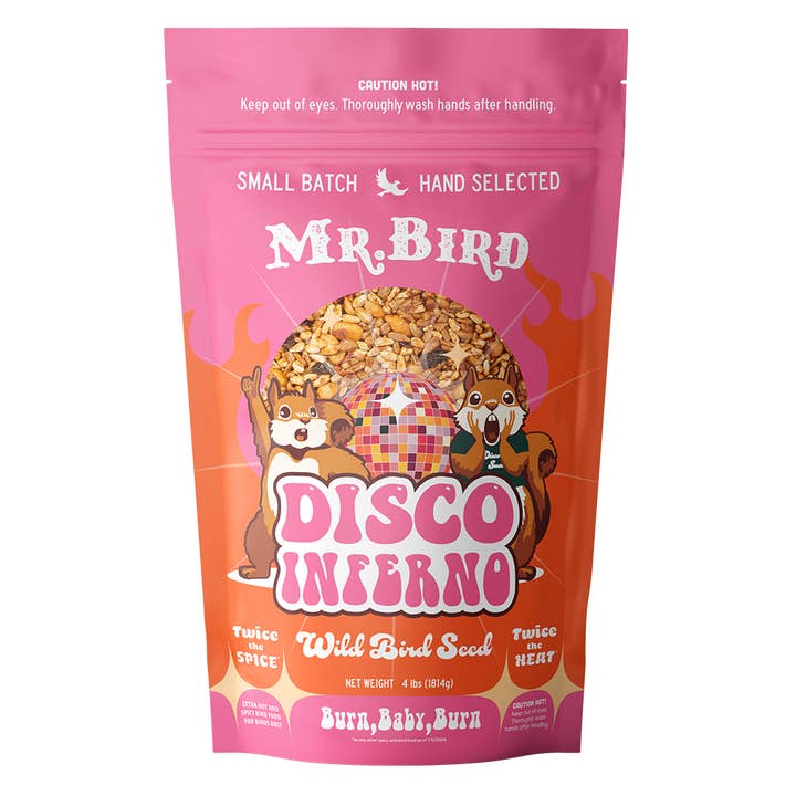 Mr Bird - Wholesale Bird Feeder - Disco Inferno Bagged Seed Large 4lb - New Item