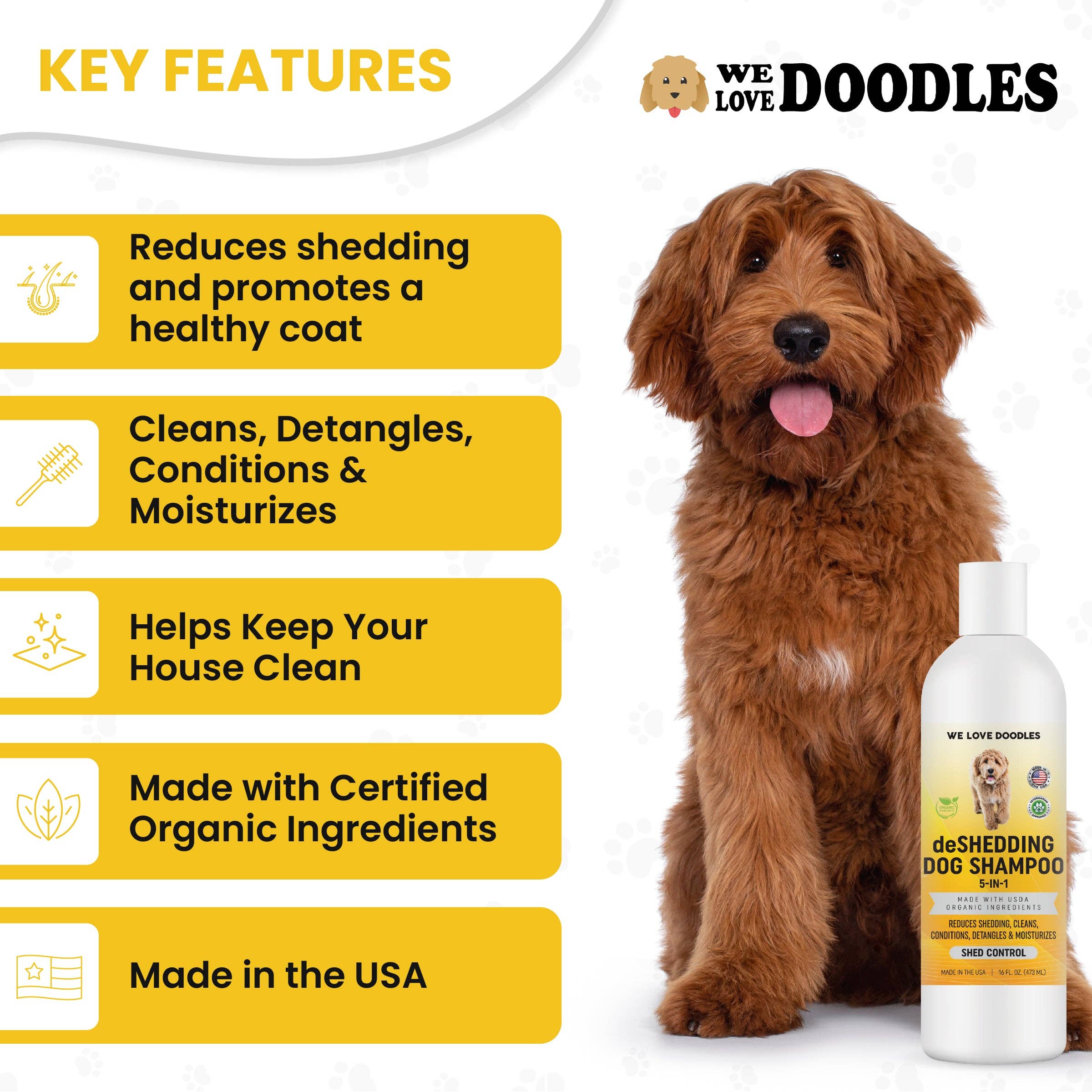 We Love Doodles - Wholesale Pet Shampoo - Dog - Deshedding Dog Shampoo4