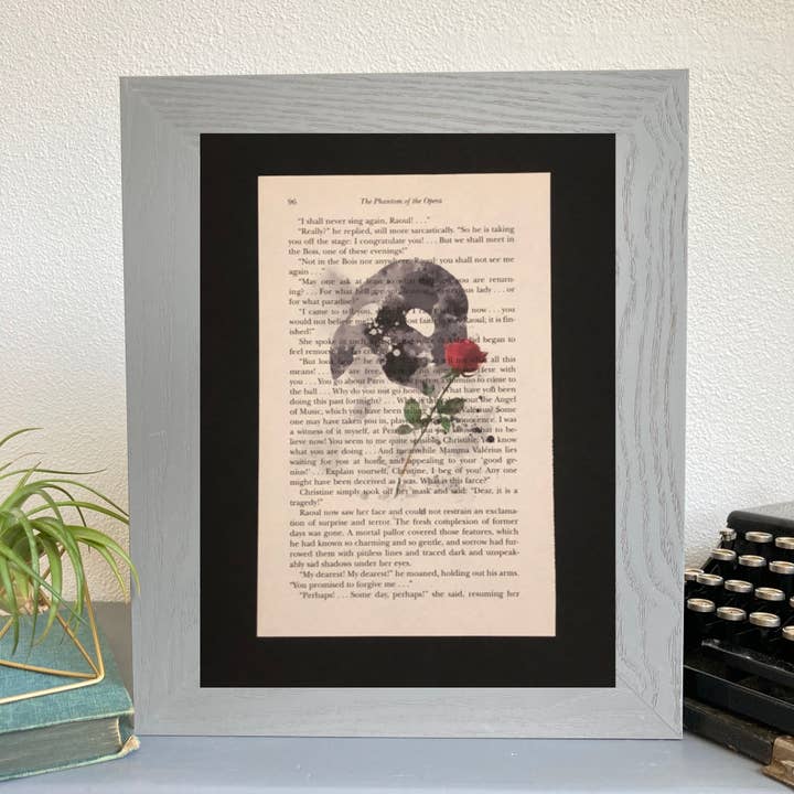 Phantom of the Opera: Mask for wholesale by Book Page Art