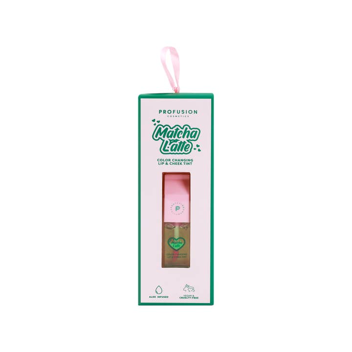 Profusion Cosmetics - Wholesale Lip Stain/Dye/Tint - Matcha Latte Color Changing Lip & Cheek Tint