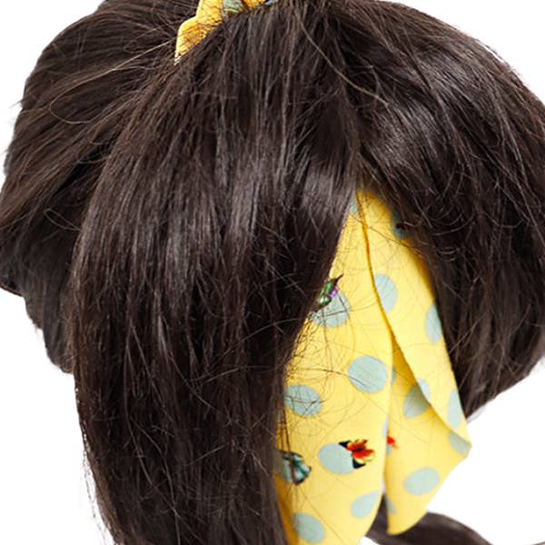 Cap Zone - Wholesale Scrunchie - Women’s - Butterfly Polka Dot Chiffon VSCO Girl Hair Tie Scrunchies2