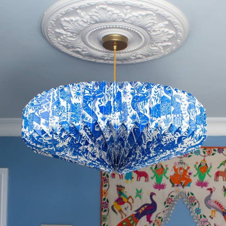 AARVEN – wholesale Lampshade – Origami Paper Lightshade "Saucer"7