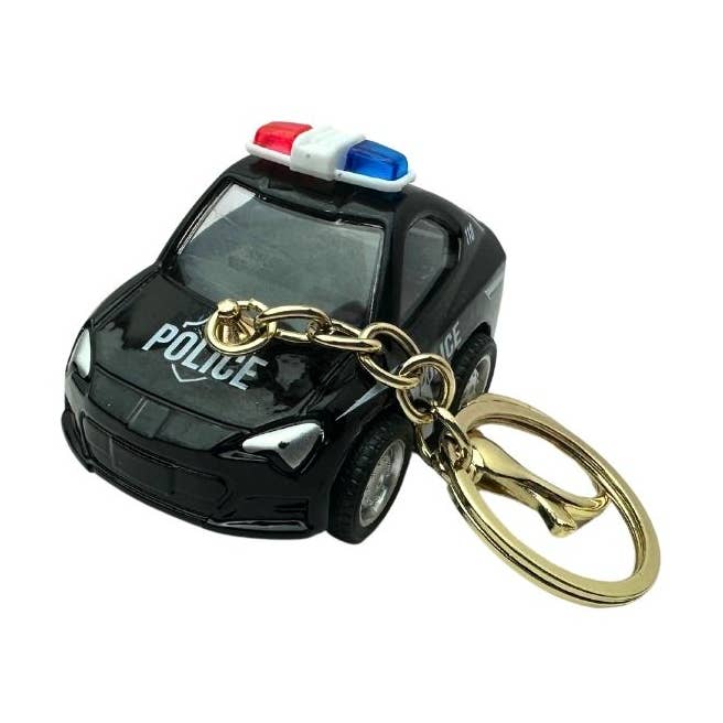 Politibil nøglering, legetøjsbil nøglering for engroshandel hos ZKY Wholesale