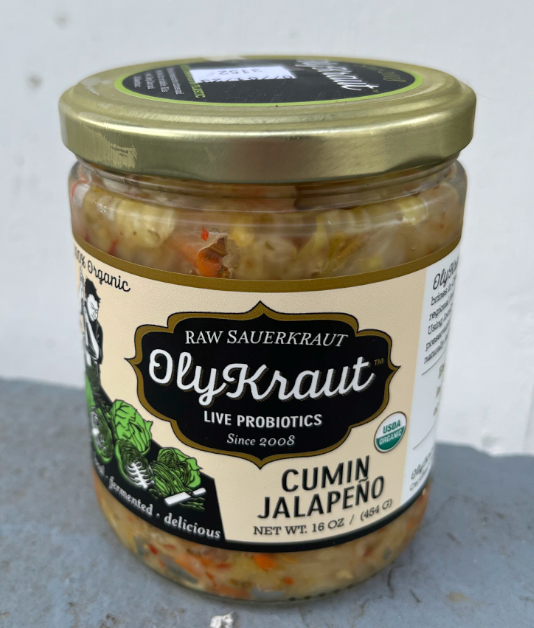 OlyKraut - Wholesale Pickled Vegetables - Organic Cumin Jalapeño Gourmet Kraut2
