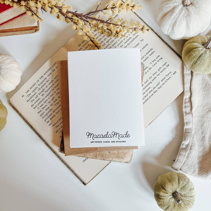 MacaelaMade – Großhandel Grußkarten für den Alltag – Loose Fall Florals Grußkarte4