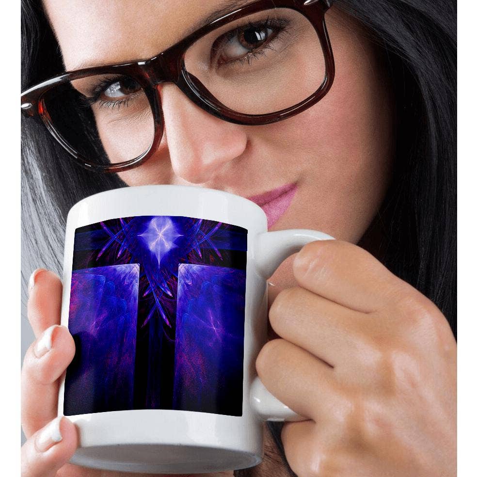 3dRose - Wholesale Coffee Mug - 3dRose, Bright Blue Heavenly Crossroads, Mug9