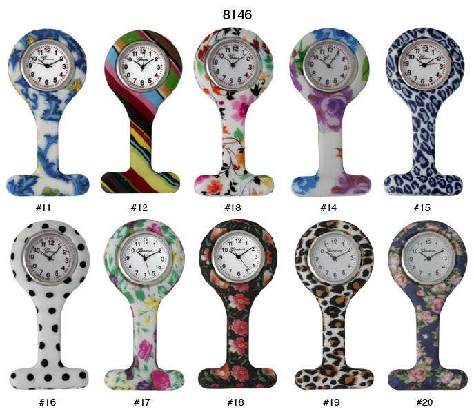 Time World USA - Wholesale  - 6 Geneva Nurse Watches1