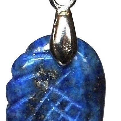 Halskette mit Engelsflügel-Anhänger und Silberkette aus Lapislazuli-Kristall für den Großhandel von Reiju