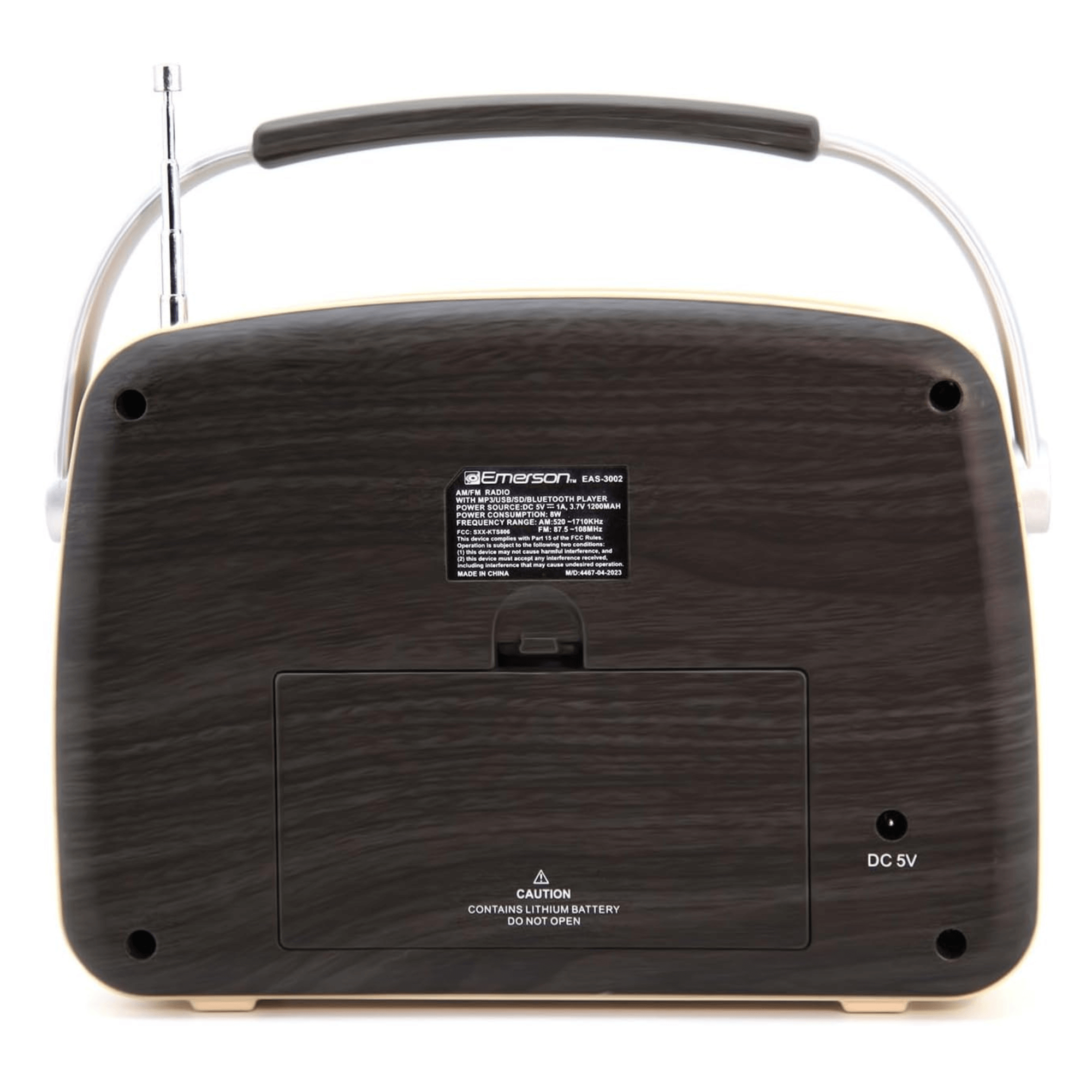 JupiterGear Home - Vente Haut-parleurs - Radio portable rétro Emerson avec batterie rechargeable7