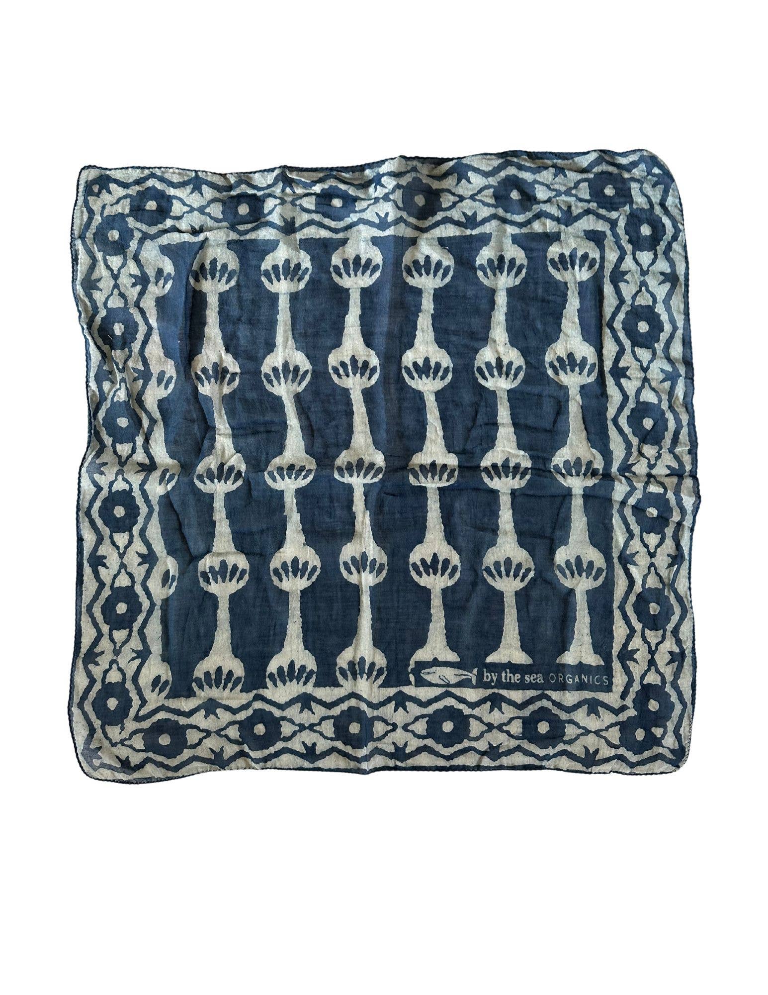 By The Sea Organics – wholesale Bandana – Women's – Indigo Bandana11