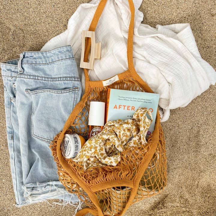 Sun Freckled Studio - Wholesale Grocery/Shopping Bag - French Market Bag, Reusable Grocery Bag, Mesh Produce Bag2