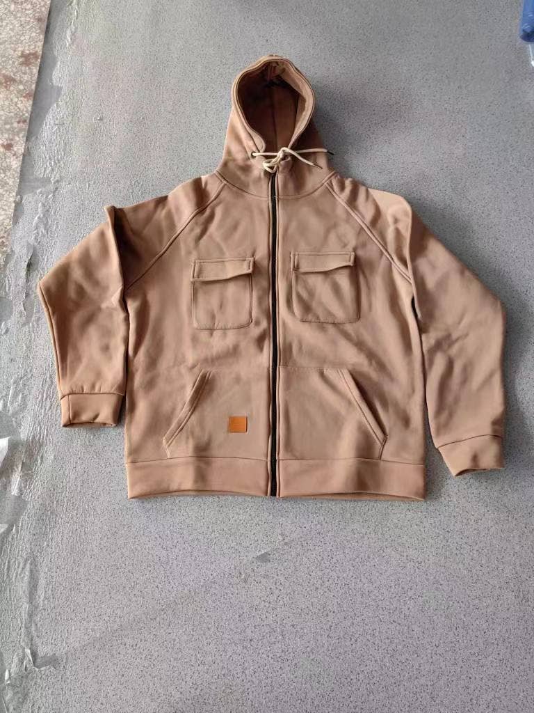 Tourtiwi - Venta al por mayor Sudadera con capucha - Hombre - Chaqueta Sudadera Casual para Hombre con Capucha y Color Sólido10