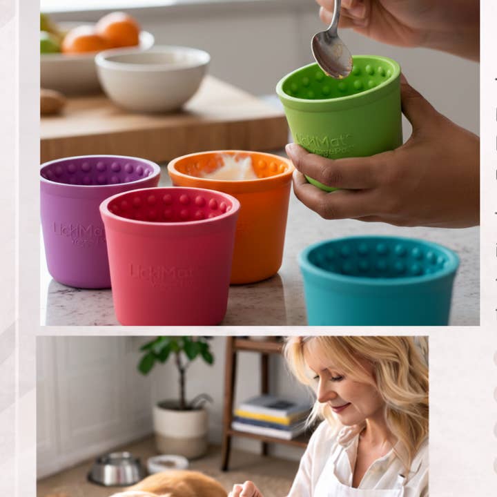 LickiMat Yoggie Pot Assortment Pack - 6 for the price of 4 for wholesale by LickiMat / Klearwater Distribution