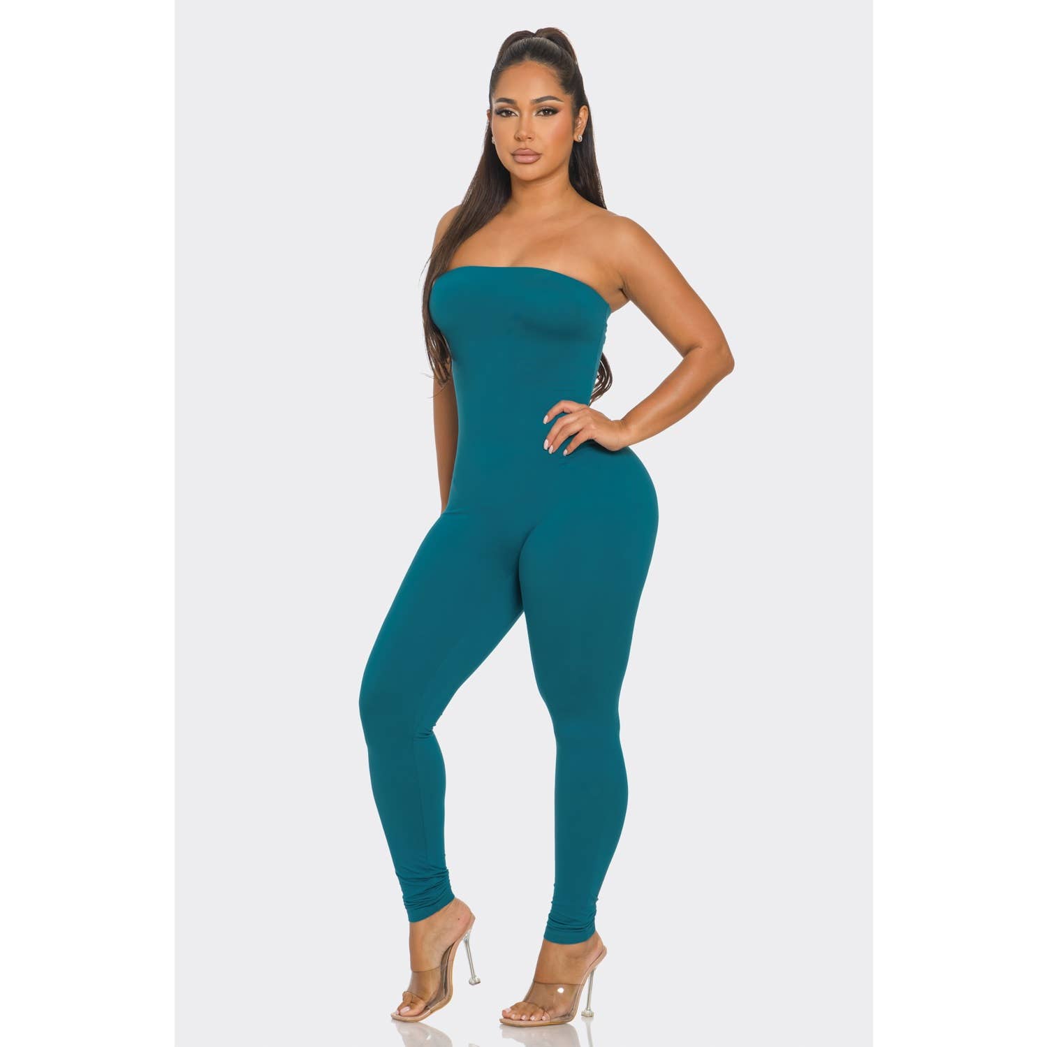HiteJeans – wholesale Jumpsuit – Women's – Leggings bottoms with a Tube top Jumpsuit6