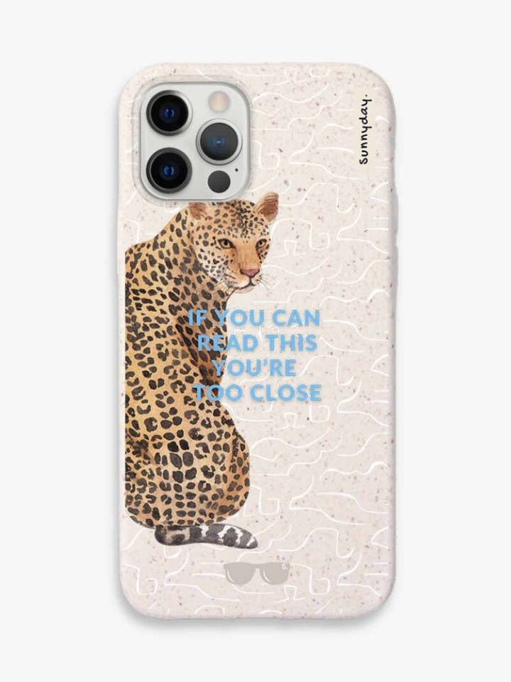 Leopard plantebaseret smuk iPhone-etui for engroshandel hos SUNNYDAY