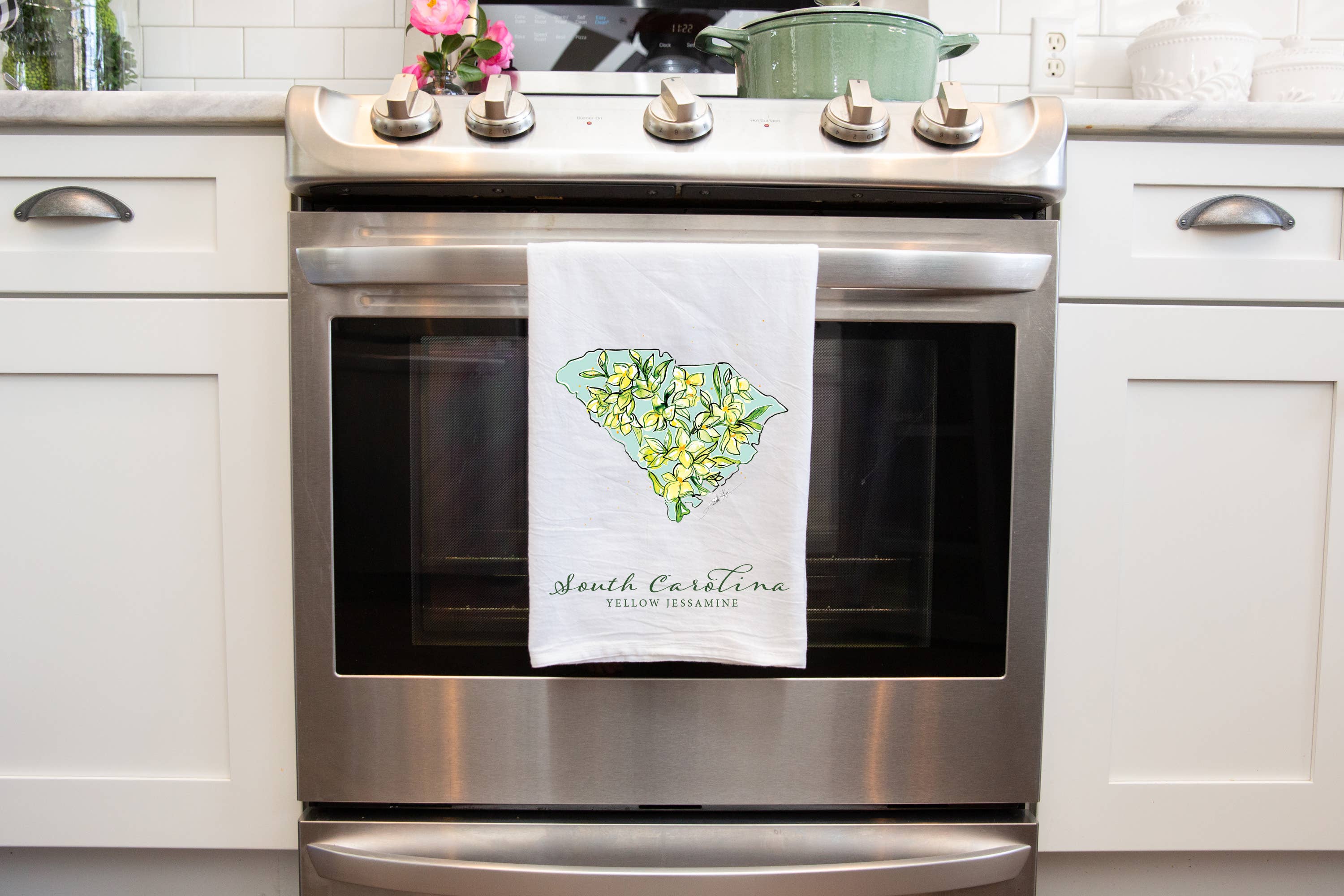Amanda Klein Co. - Wholesale Tea Towel - South Carolina Flour Sack Tea Towel3