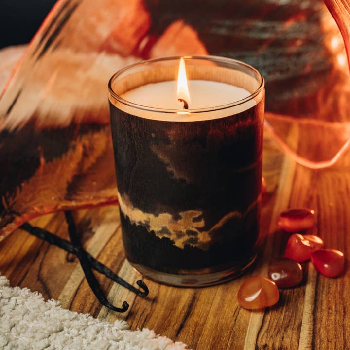 Spitfire Girl – wholesale Burkljus – Nr 3 Orris och Amberträ Inslagen Ljusstake6