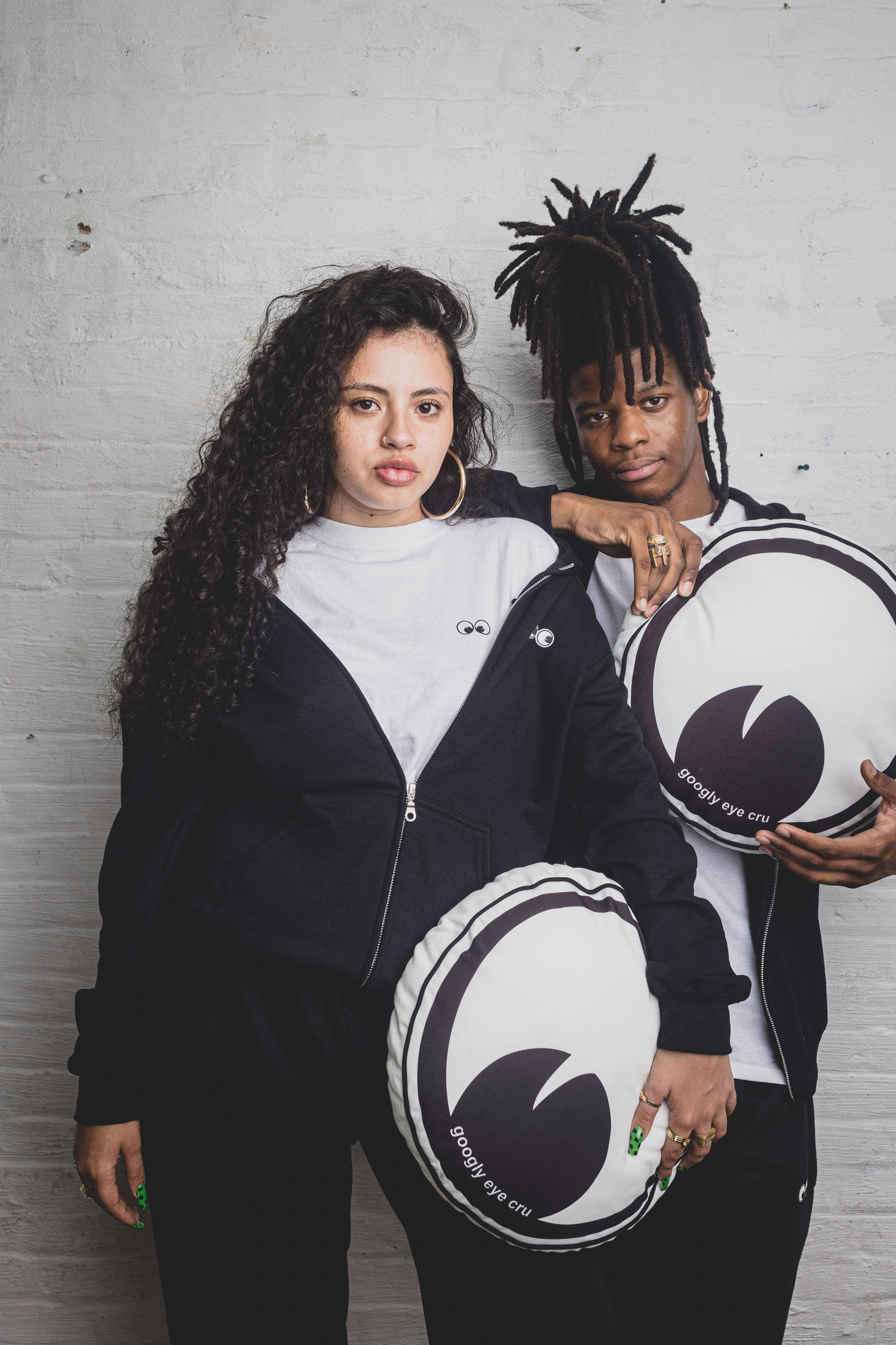 Googly Eye Cru - Wholesale Throw/Decorative Pillow - Googly Eye Cru Pillows3