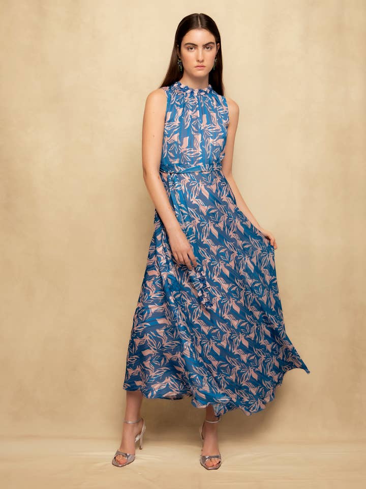 Langes Kleid Livia für den Großhandel von NIZA