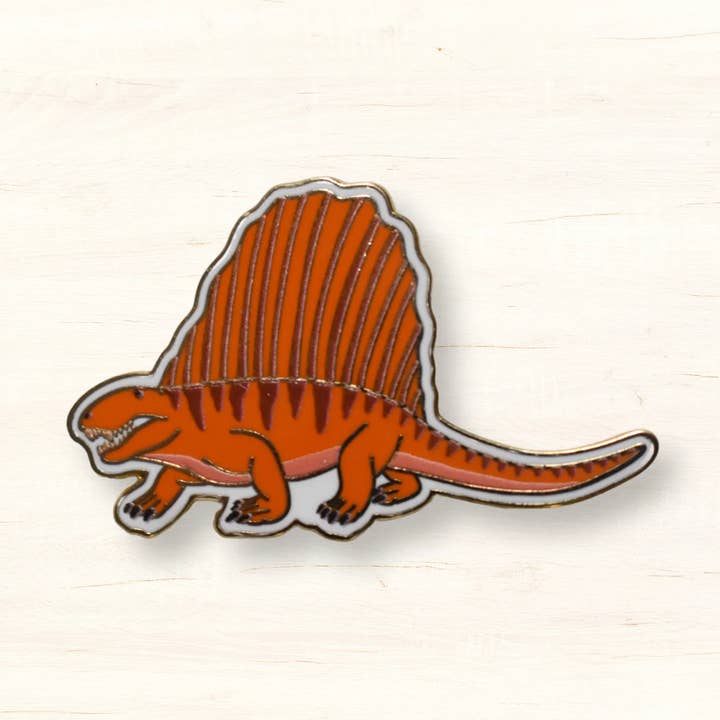 Dimetrodon Hårda Emalj + Tryckstift för wholesale av Holly Simon