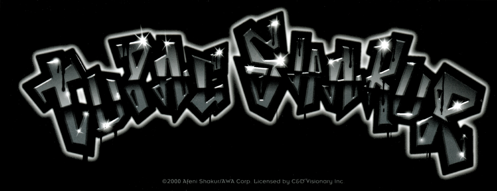 Square Deal Recordings & Supplies - Wholesale Sticker - Sticker - Shakur, Tupac - Rectangle Graffiti Tag Style Logo0