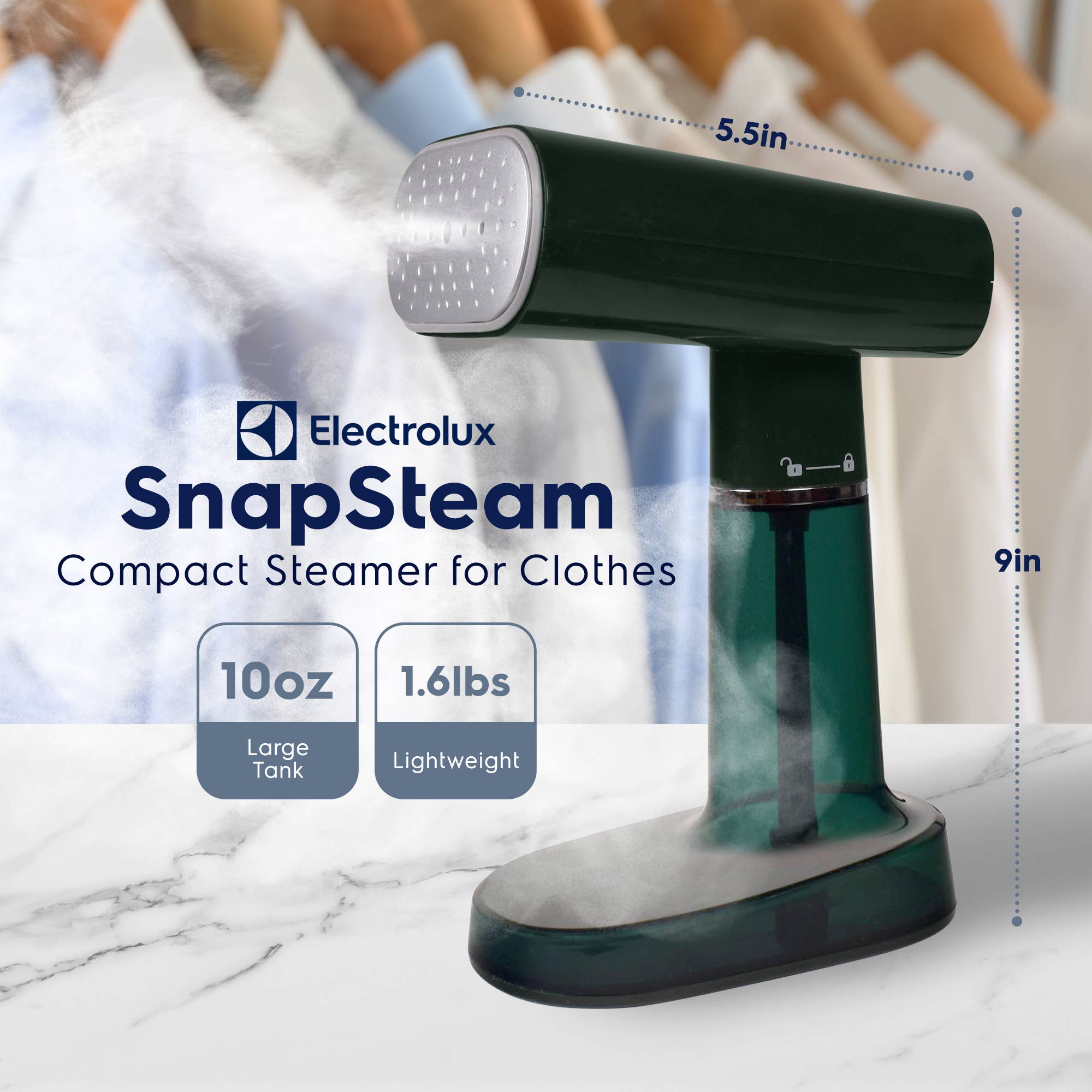 Smartek USA Inc. - Wholesale Steamer - Electrolux SnapSteam Steamer, Pine Green7
