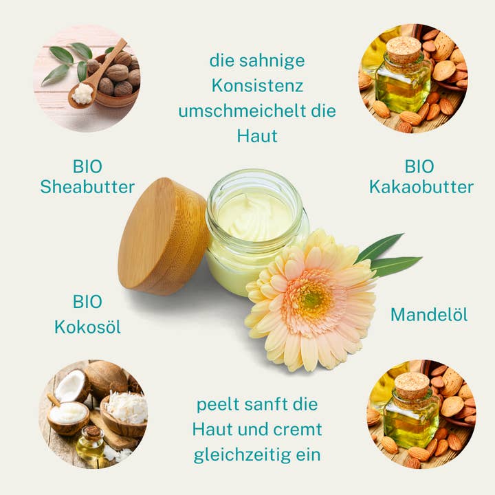 Kleine Auszeit Manufaktur - Wholesale Body Scrub/Exfoliant - SCRUB MOUSSE VANILLA3