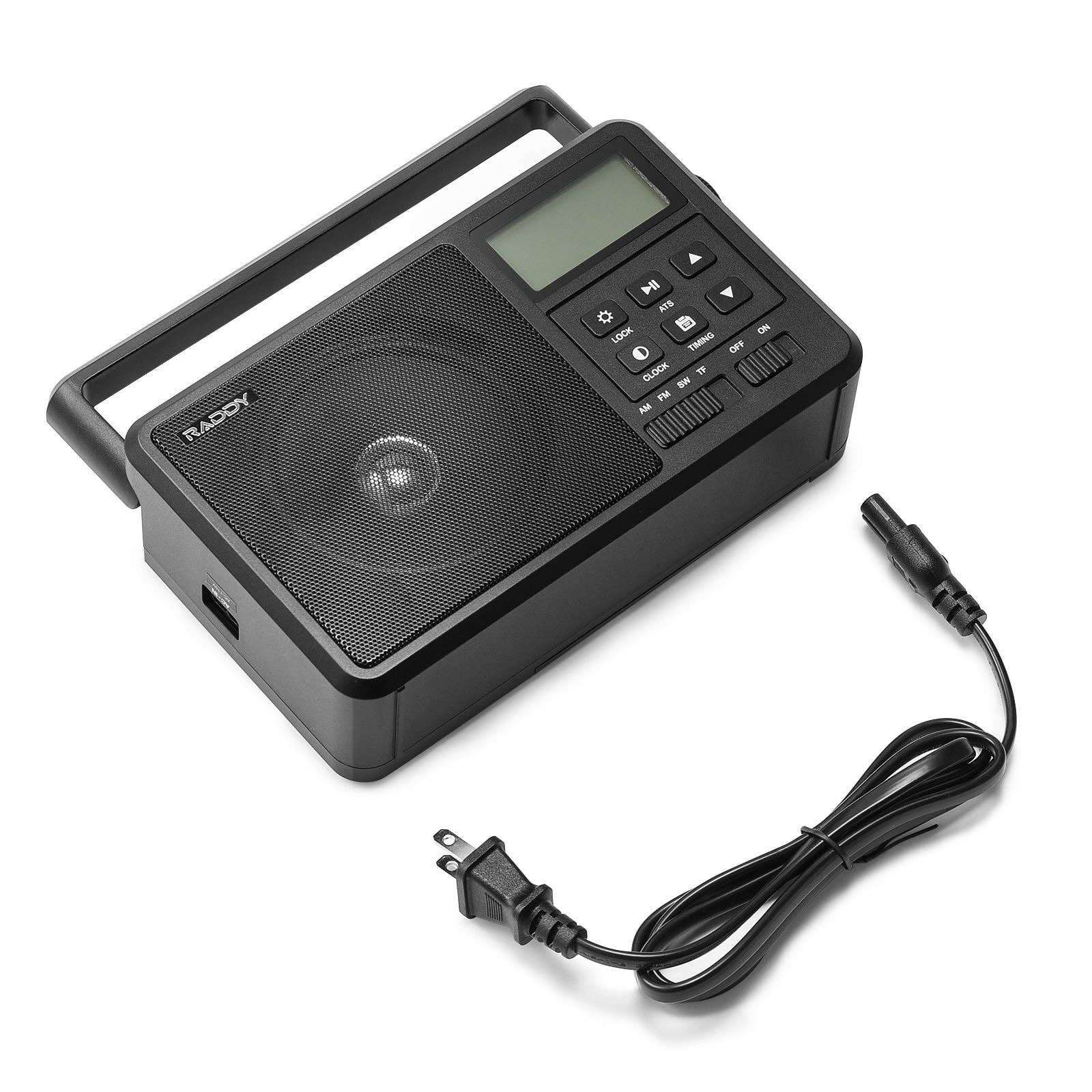 Radioddity - Wholesale Speakers - Raddy RF206 Shortwave Radio | FM/AM/SW | 8W Speaker | LCD Display | Bluetooth 5.0 | TF Card/USB Play5