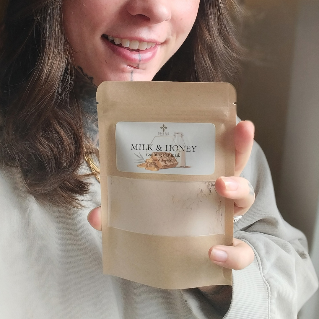 Shire Skincare - Wholesale Skincare Face Mask - Milk & Honey Clay Mask1