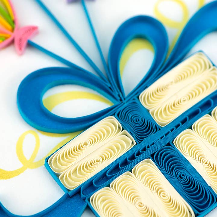 Quilling Card - Wholesale Birthday Card - Balloon Surprise