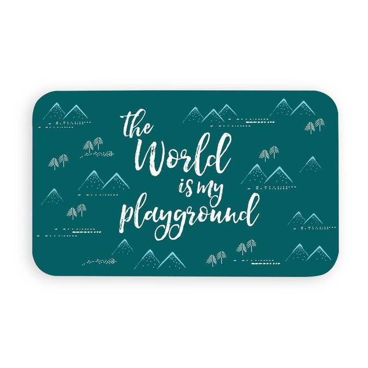 Playground Pet Placemat 11.5" x 19" Melamine for wholesale by Abode Homewares by TarHong