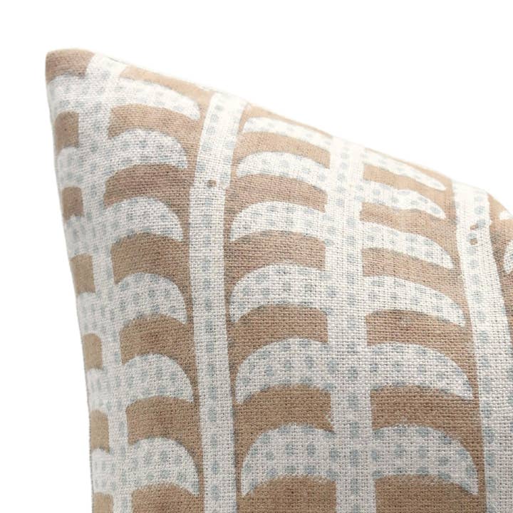 Fabdivine – wholesale Throw pillow cover – Boho Block Print Thick Linen Cushion Cover - Garud2