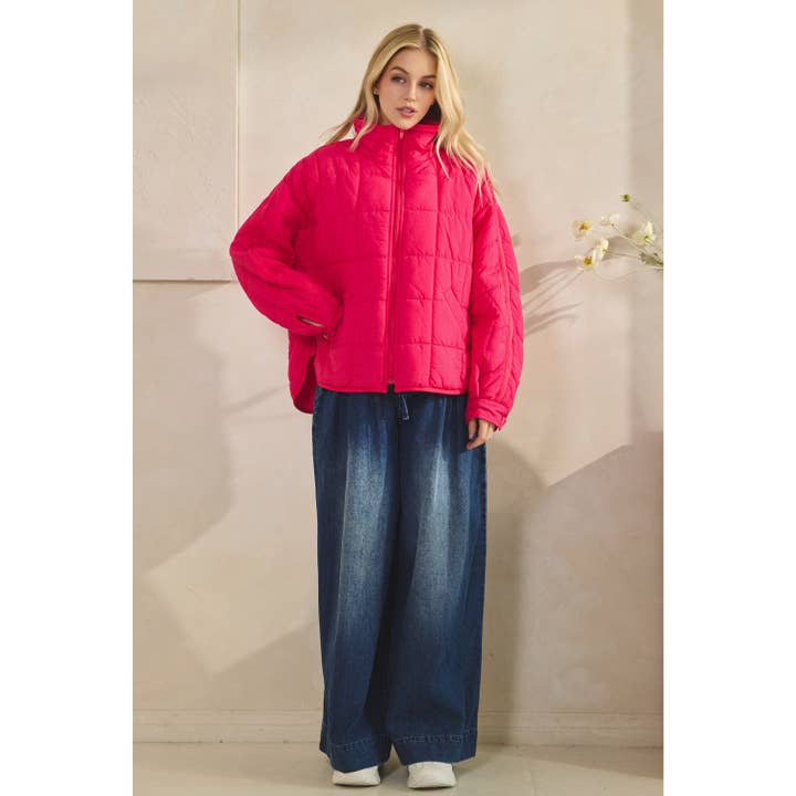 Veveret – wholesale Jacket – Women's – Zip Up Packable Puffer Jacket23