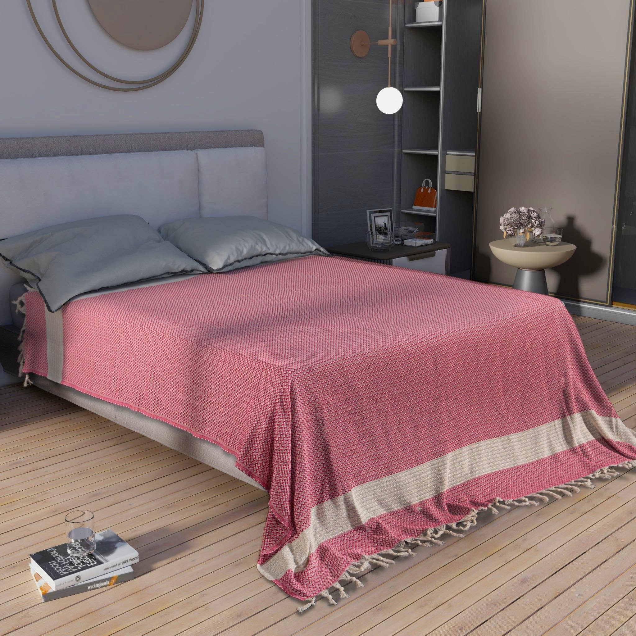 westmarkusa corp - Wholesale Bedding Blanket - Queen Size: Turkish Cotton Blanket, Bed Cover & Throw - Queen Size 88"x90" - Lightweight, Cozy & Elegant for Year-Round Use14