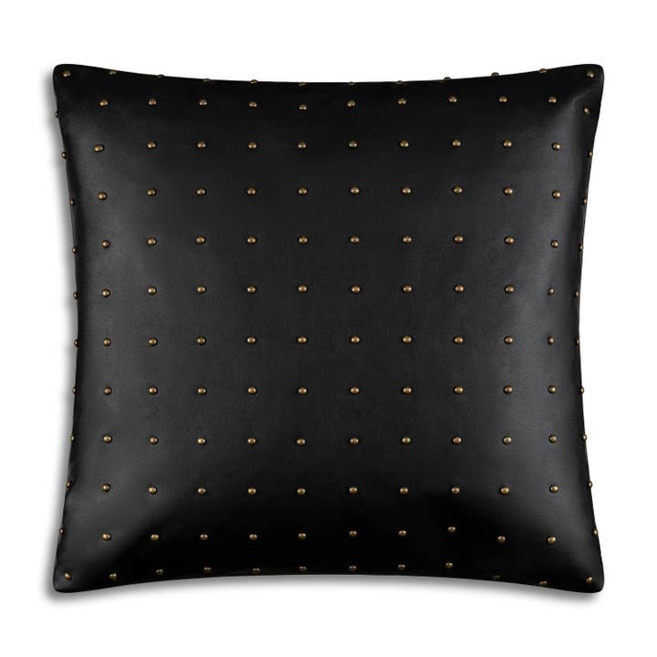 Riley Studded Black Pillow for wholesale by Cloud 9 Design