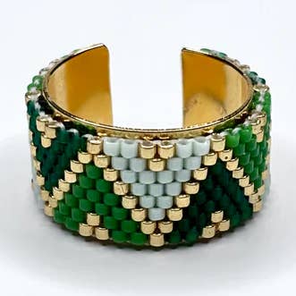 Bellalu Jewelry and Accessories - Wholesale Band/Stacked Ring -   Nathia Miyuki Adjustable Ring    3