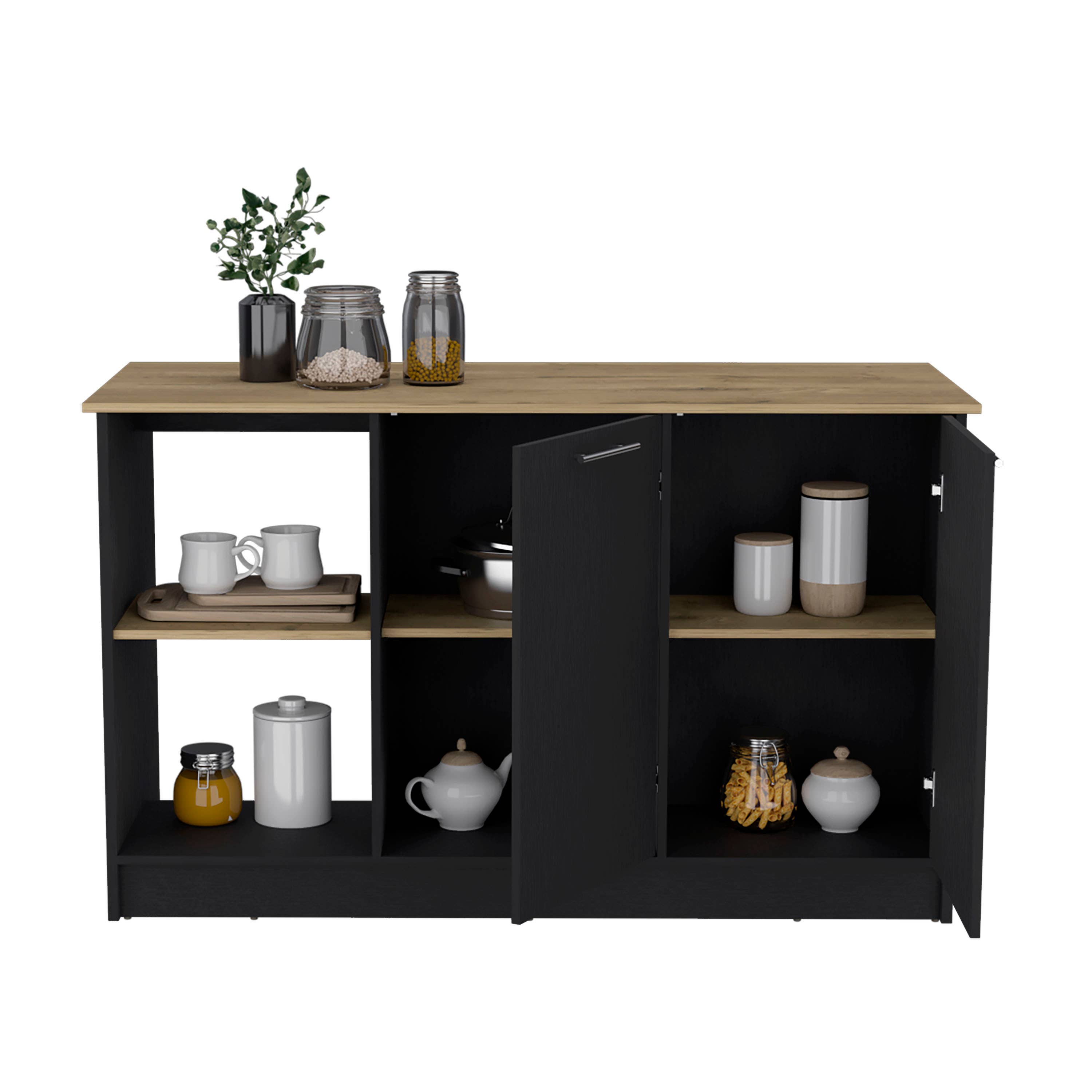 TUHOME FURNITURE - Vendita all'ingrosso Contenitori/Organizer da cucina - Isola da cucina Juniper24
