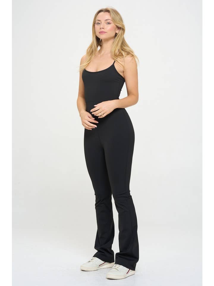 otos active - Wholesale Jumpsuit - Women's - Active Flare Cami Jumpsuit Romper4
