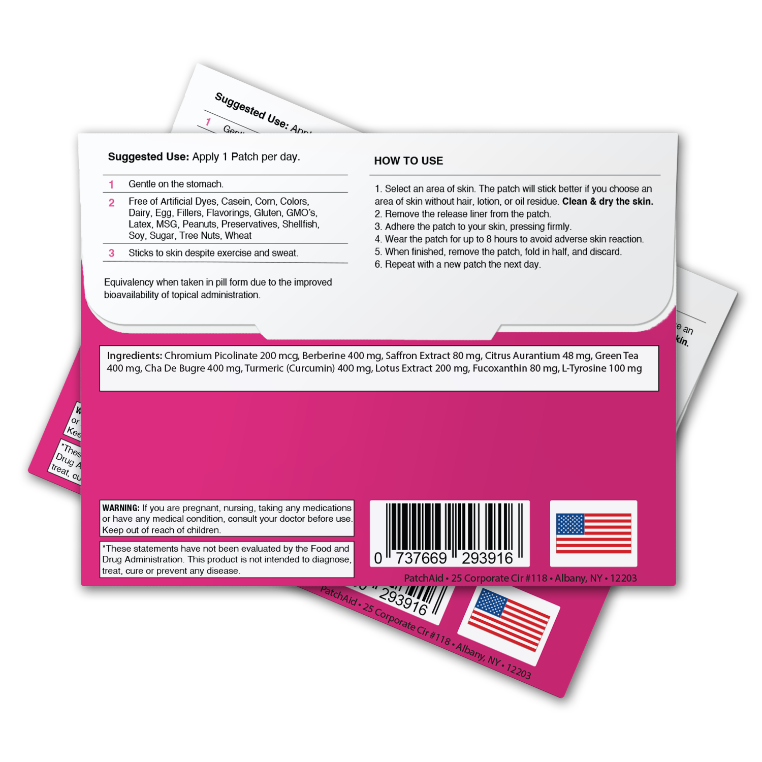 PatchAid - Vendita all'ingrosso Vitamine/integratori orali - Cerotto soppressore dell'appetito Slim Trim - Riduce l'appetito7