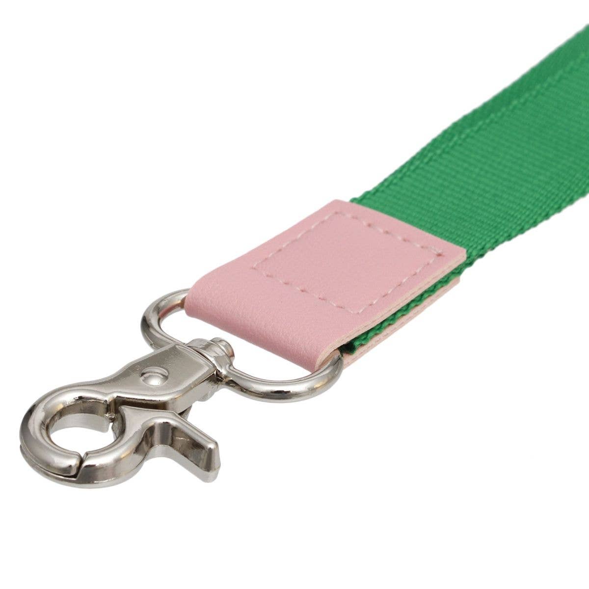 AKA Green Canvas Lanyard ID Badge Clip Women for wholesale on Faire2