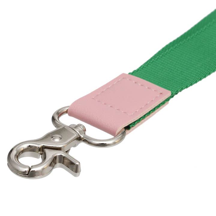 AKA Green Canvas Lanyard ID Badge Clip Women for wholesale on Faire2