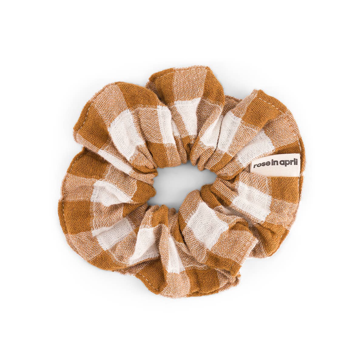 Rose in April - Wholesale Scrunchie - Kids - SCRUNCHIE VICHY CARAMEL0