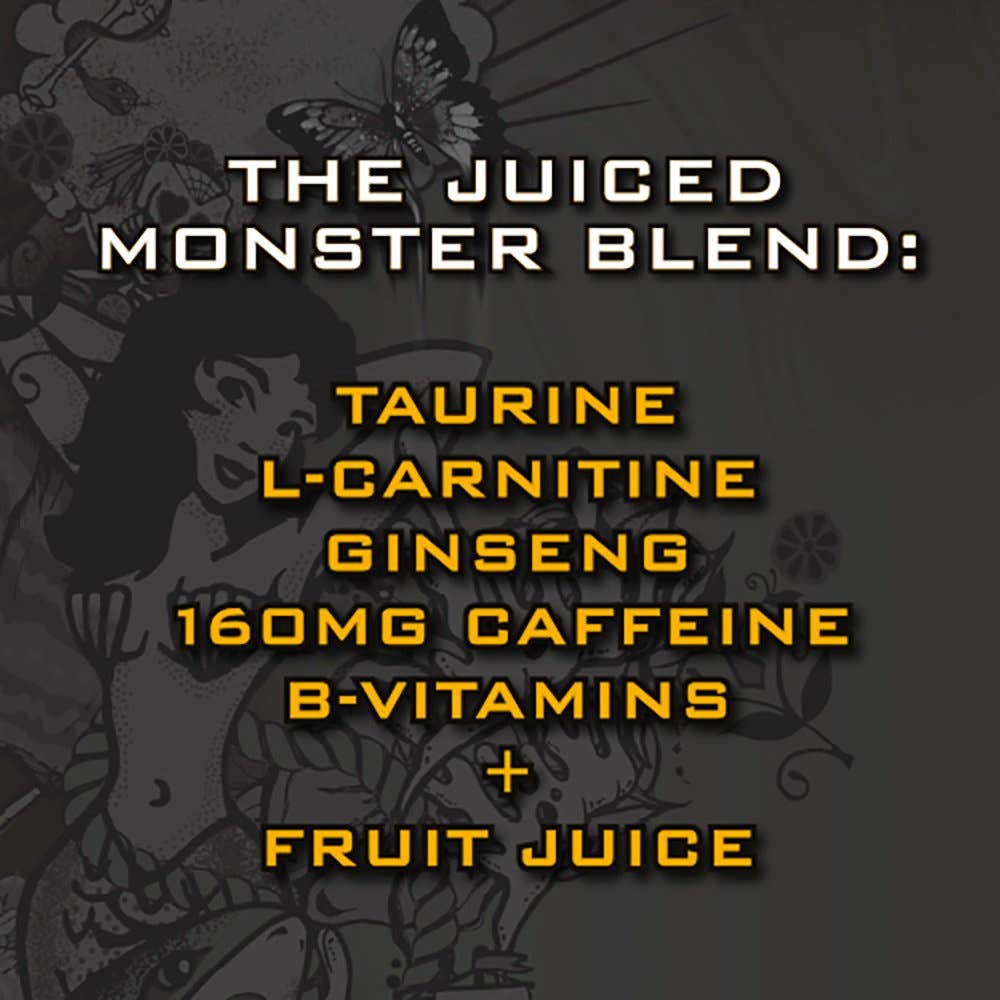 Gaffney's Sweets & Treats Wholesale - Vente Boisson sportive et énergisante - Monster Juiced Bad Apple PMP 1,65 £ 12x500 ml2