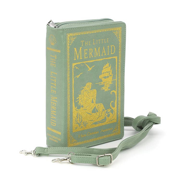 COMECO INC - Wholesale Clutch Bag - Women's - The Little Mermaid Book Clutch Bag