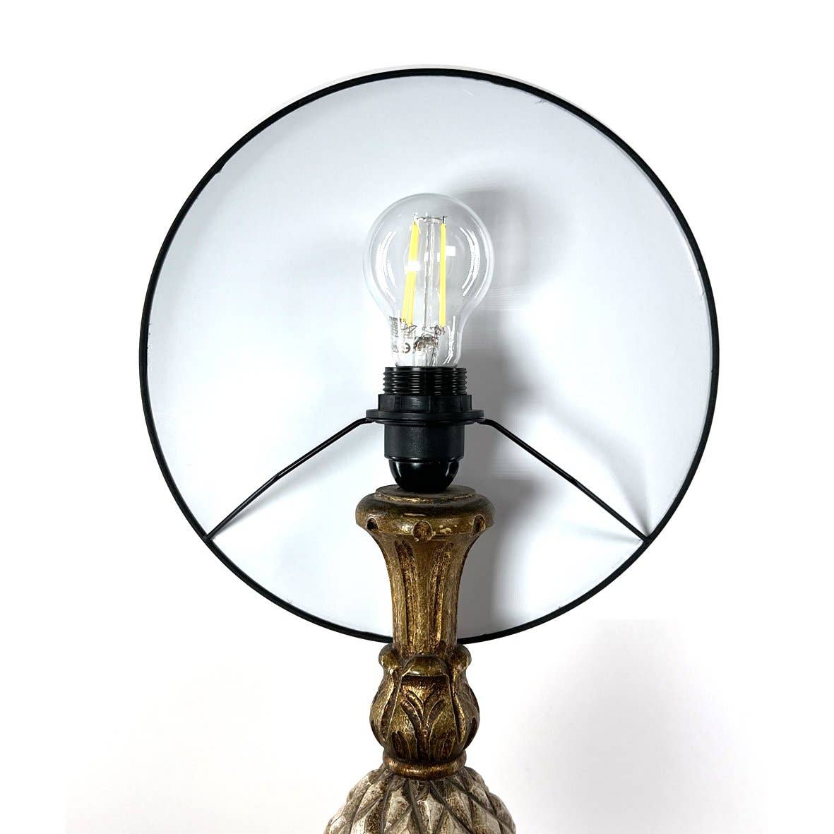 Voglio Bene - Vendita all'ingrosso Paralumi - Paralume rotondo con schermo Magdalena3