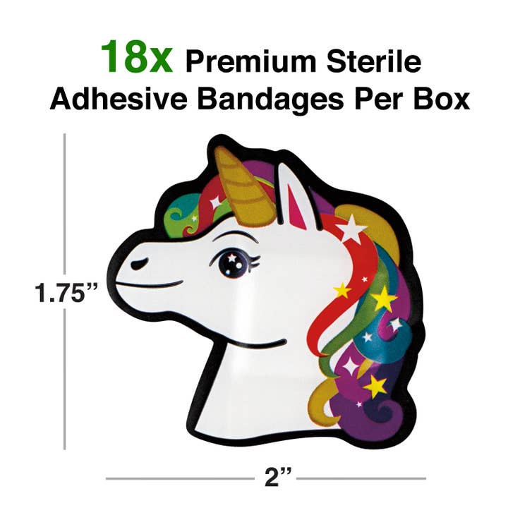 AQUARIUS, GAMAGO, ICUP, & ROCK SAWS by NMR Brands - Wholesale Bandaids/Bandages - Kids & Baby - Unicorn Adhesive Bandages