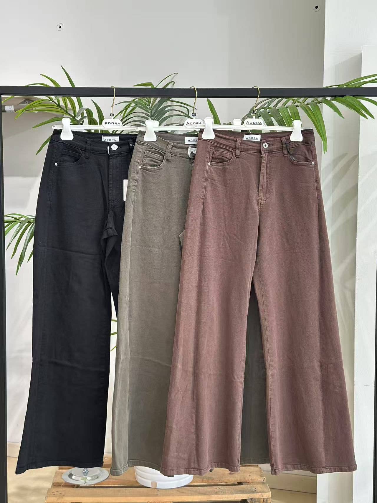 ADORA - Wholesale Pants - Women's - colorful palazzo jeans pants0