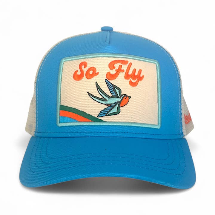 So Fly Trucker - Turquoise for wholesale by SOULBYRD