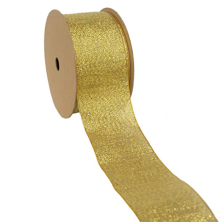 LA Ribbons Wholesale – wholesale Band – Metalliskt taft Ribbon 25 Yard Spool2