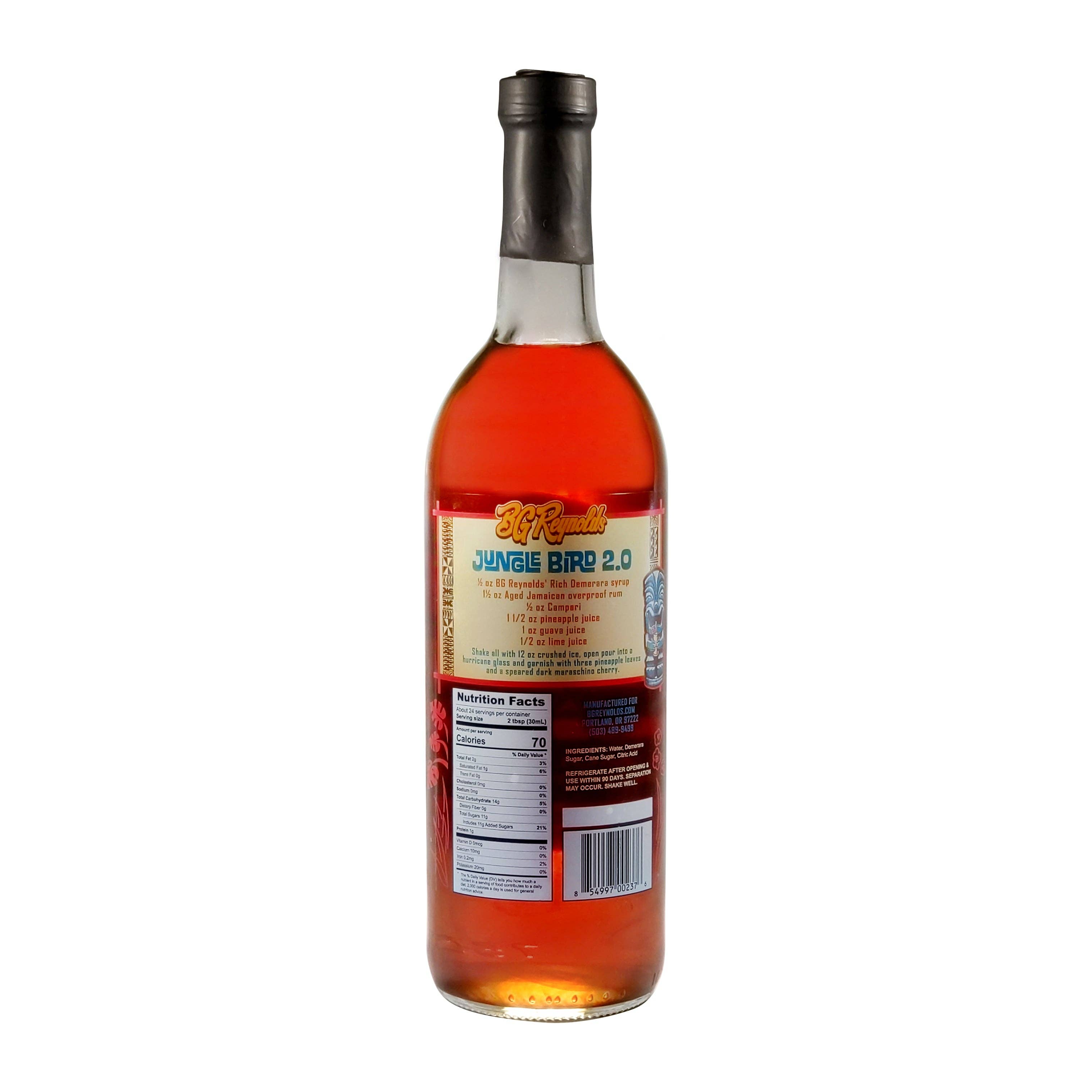 BG Reynold Syrups – wholesale Cocktailmix/-sockerlag – Rik Demerara cocktailsirap1